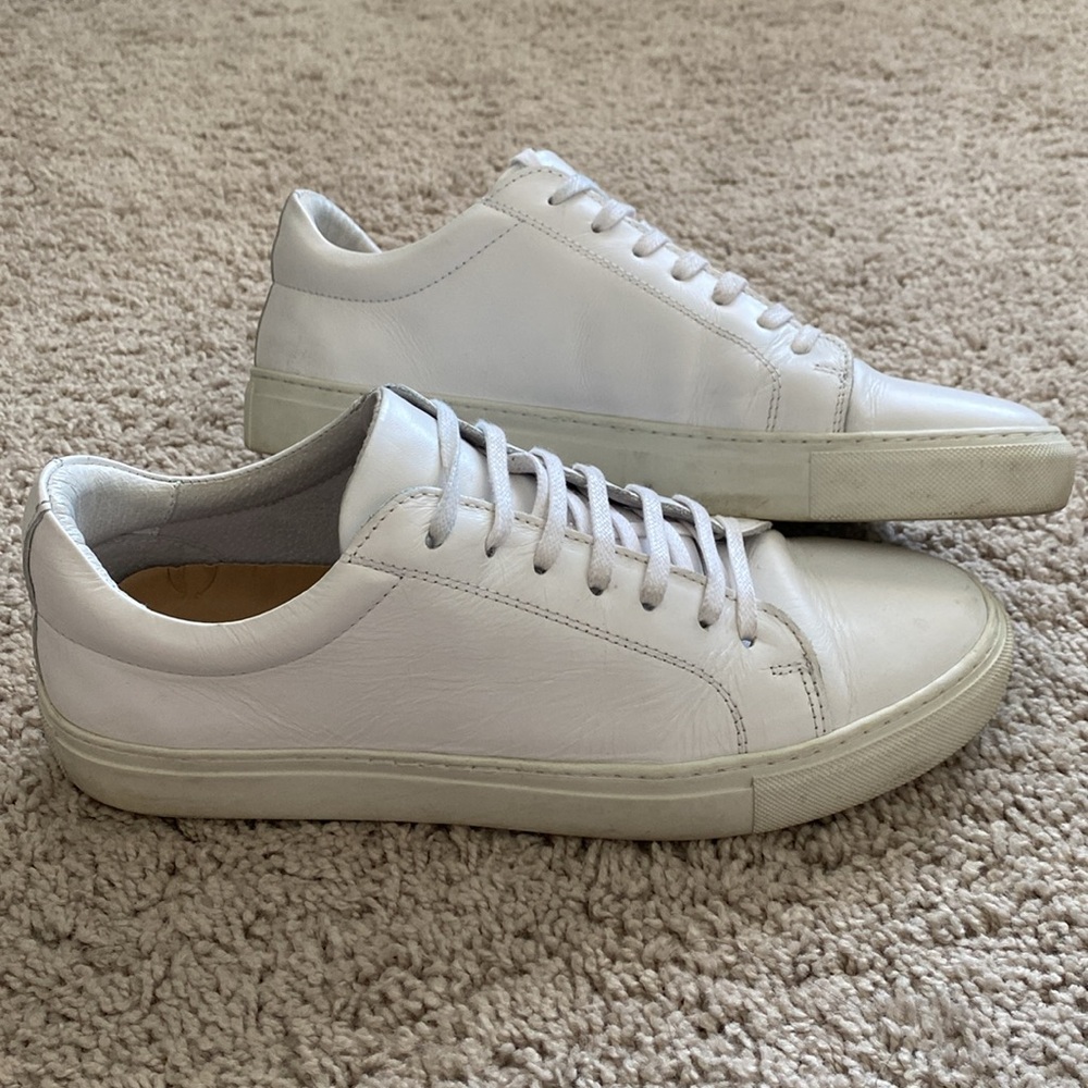 Supply Lab White Leather Sneakers